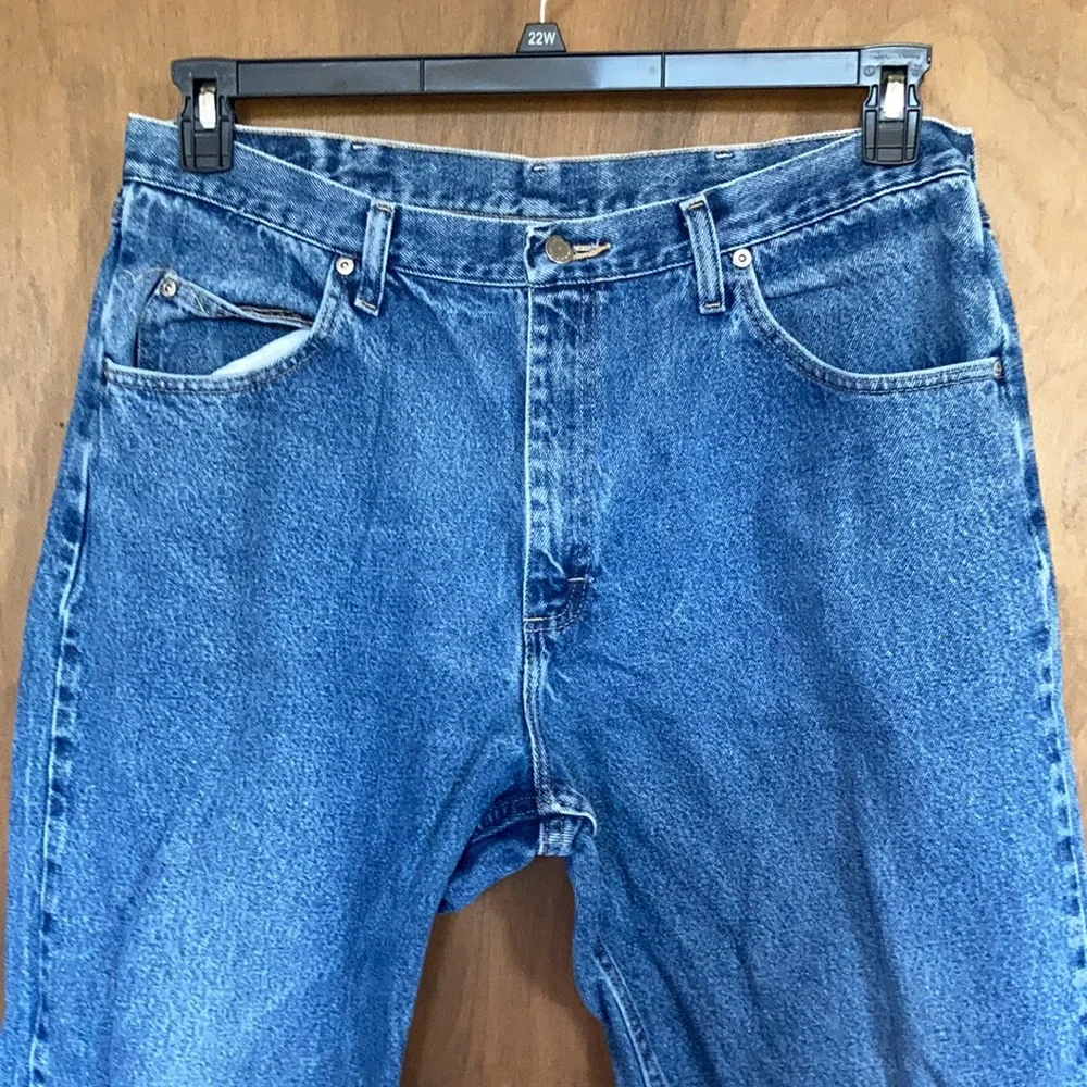 Wrangler relaxed fit jean 38x30 cotton denim - Picture 8 of 17